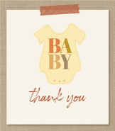 BABY Onesie Thank You